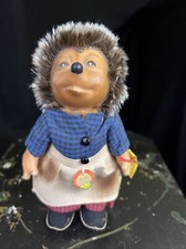 Vintage Original 7" Steiff Doll Hedgehog Micki nach Diehl Film Toy Germany w Tag