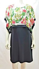 Calvin Klein Women's Sleeveless Dress with Overlay SZ md  NEW WITH TAG