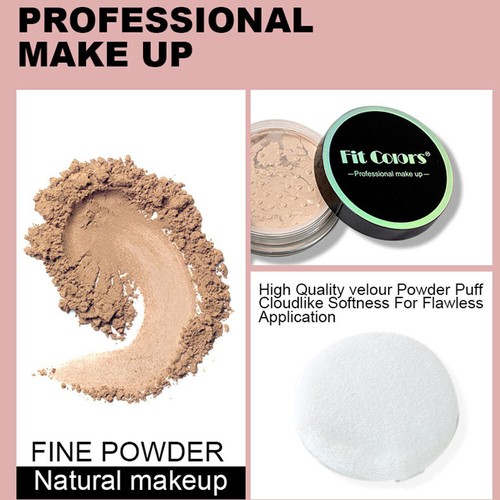 Loose Powder Finishing Powder Brightening Concealer Face Foundation Waterproof - Picture 7 of 21