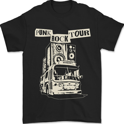 Punk Rock Tour Herren Maglietta 100% Baumwolle