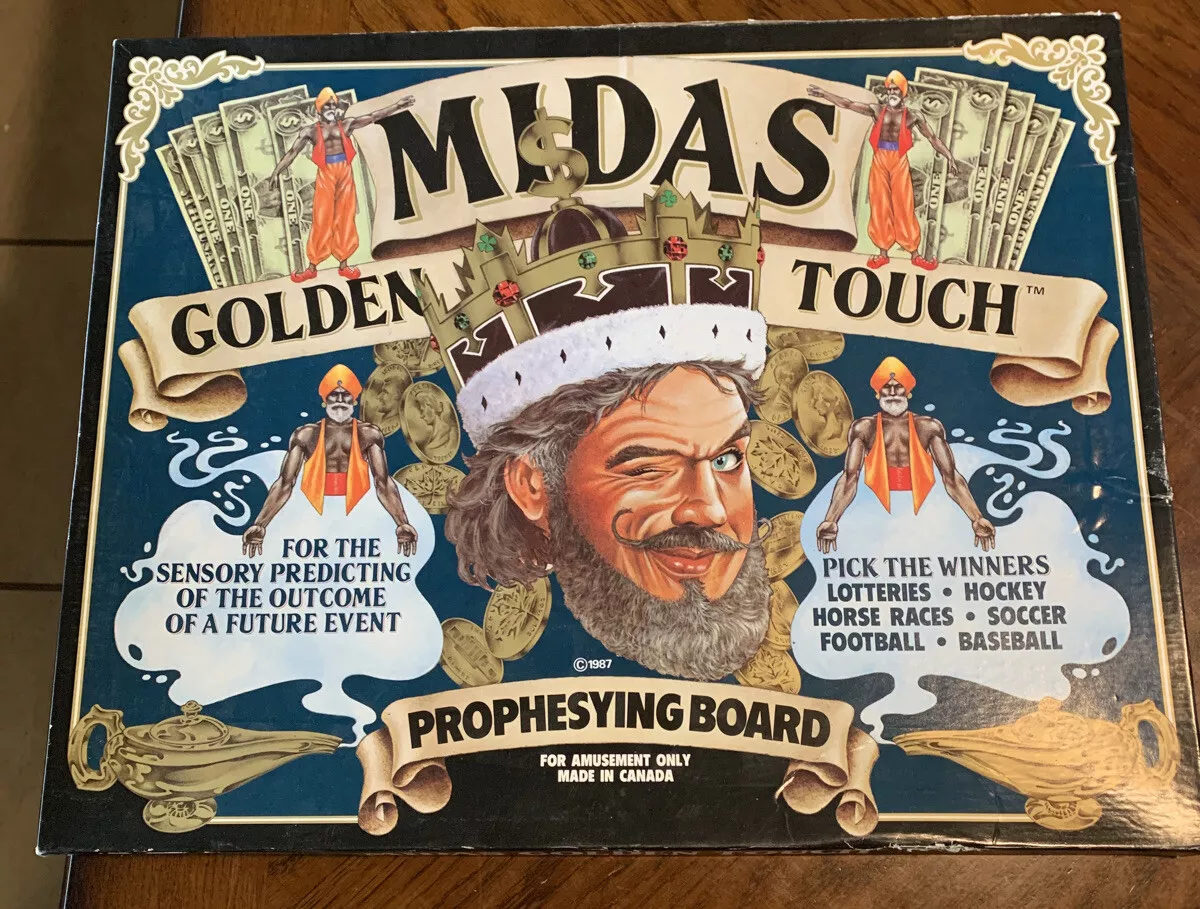 Midas Golden Touch Prophesying Board 1987 EUC