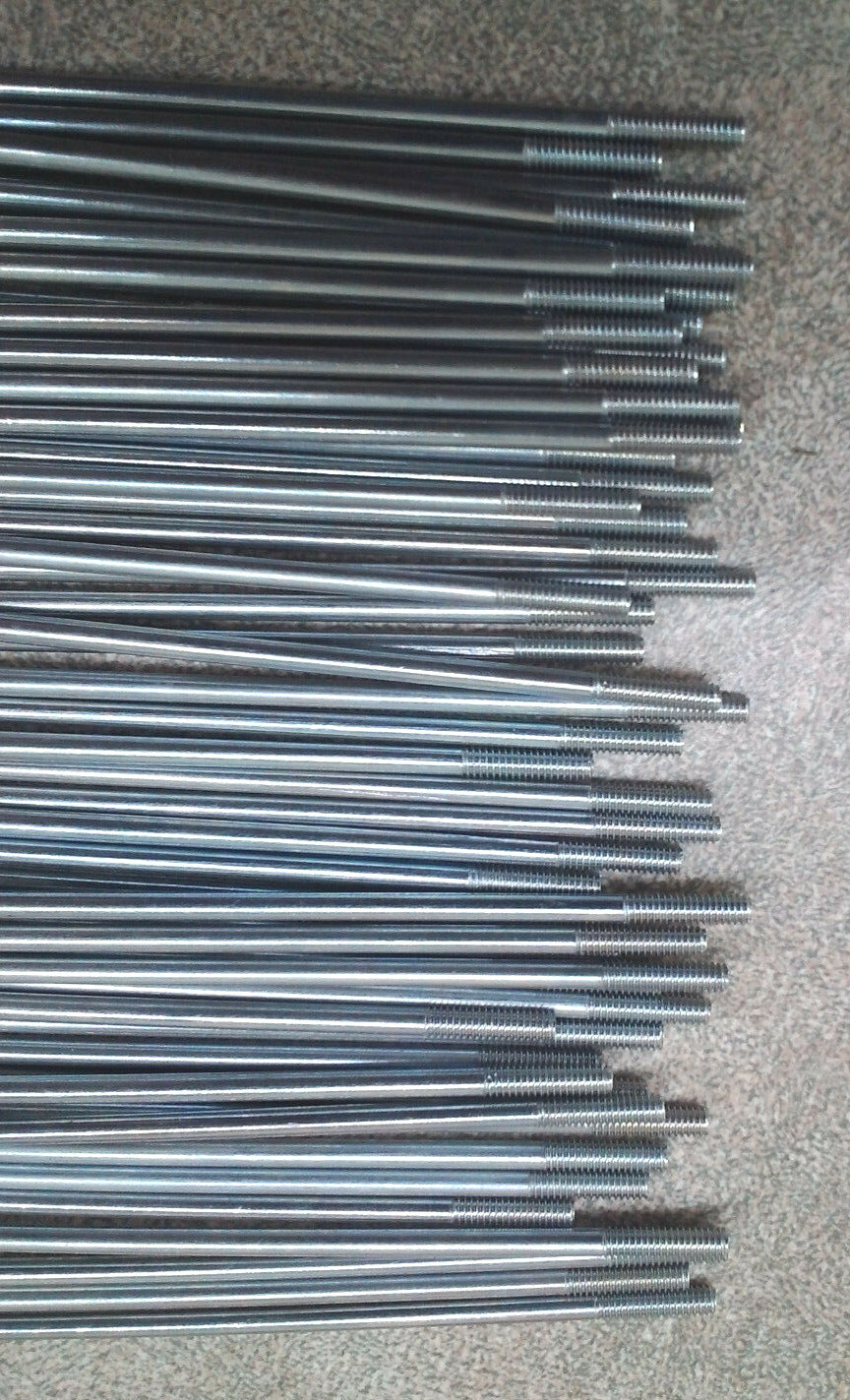 Steel Bicycle Spokes 131mm 14 Gauge (2.0mm) UCP set of 50 INSTITUTO