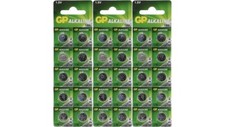 30 New GP LR44 AG13 A76 V13GA 357 1.5V Alkaline Batteries - USA Seller Exp 2020