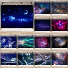3D Large Cosmic Night Nebula Photography Background Vinyl Backdrop Photo Studio