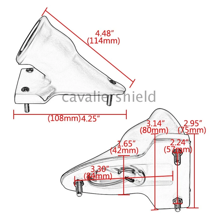 Luz trasera de freno negra LED retro 12v para Harley Bobber Chopper Foto 4 de 4