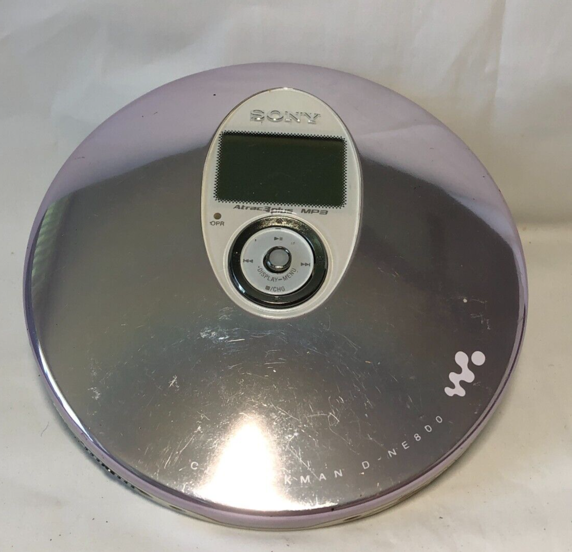 Sony Walkman G Protection Portable Pink Purple CD Player D