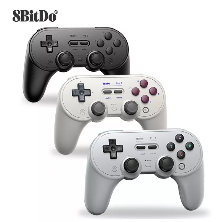  8Bitdo Pro 2 Bluetooth Controller for Switch/Switch OLED, PC,  macOS, Android, Steam & Raspberry Pi (Black Edition) - Nintendo Switch &  Sn30 Pro Bluetooth Gamepad (Gray Edition) - Nintendo Switch 