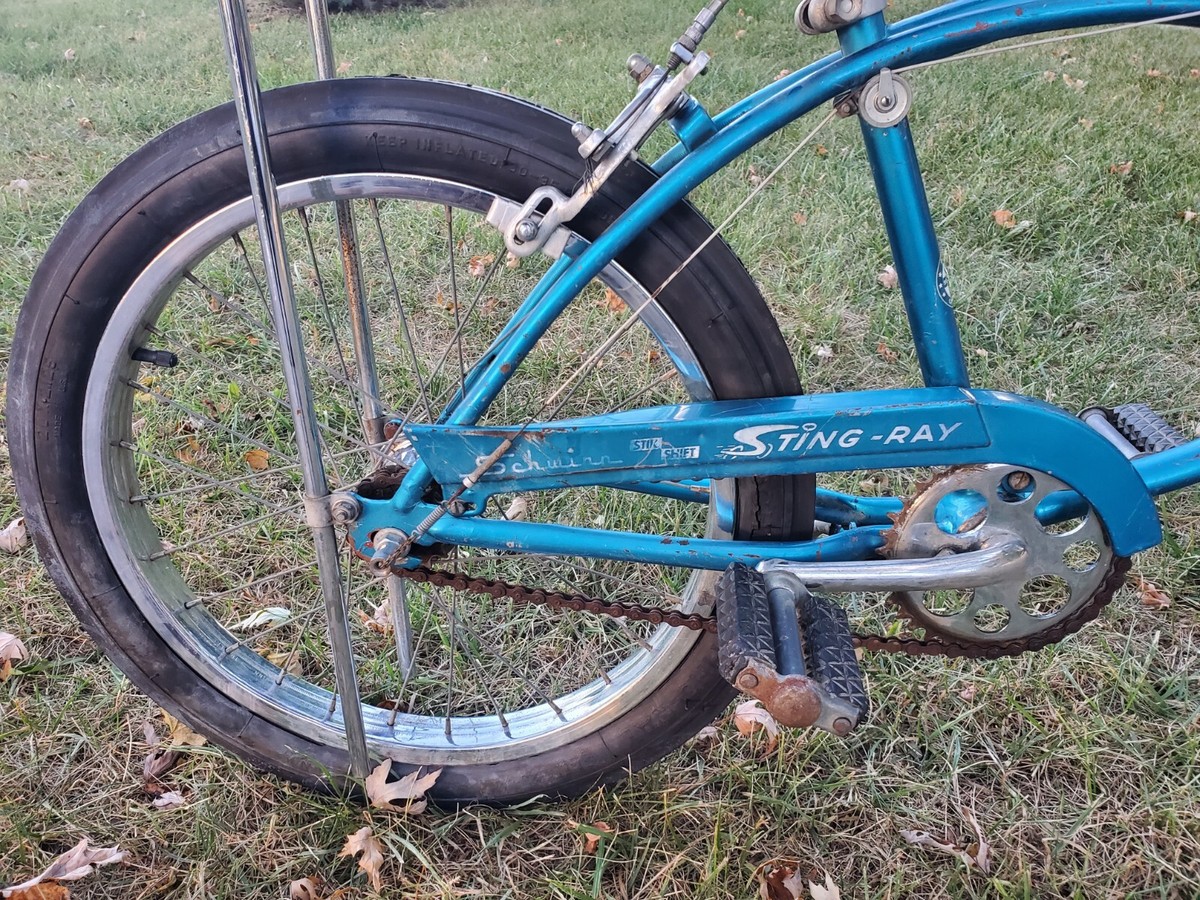 Schwinn Sting-ray 1967 Stik Shift Blue Untouched Muscle Bike
