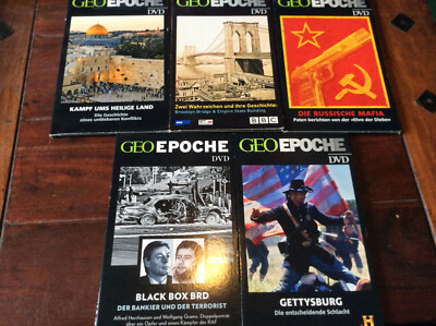 Geo Epoche [5 DVD] Black Box BRD Heilige Land Gettysburg Brooklyn Bridge