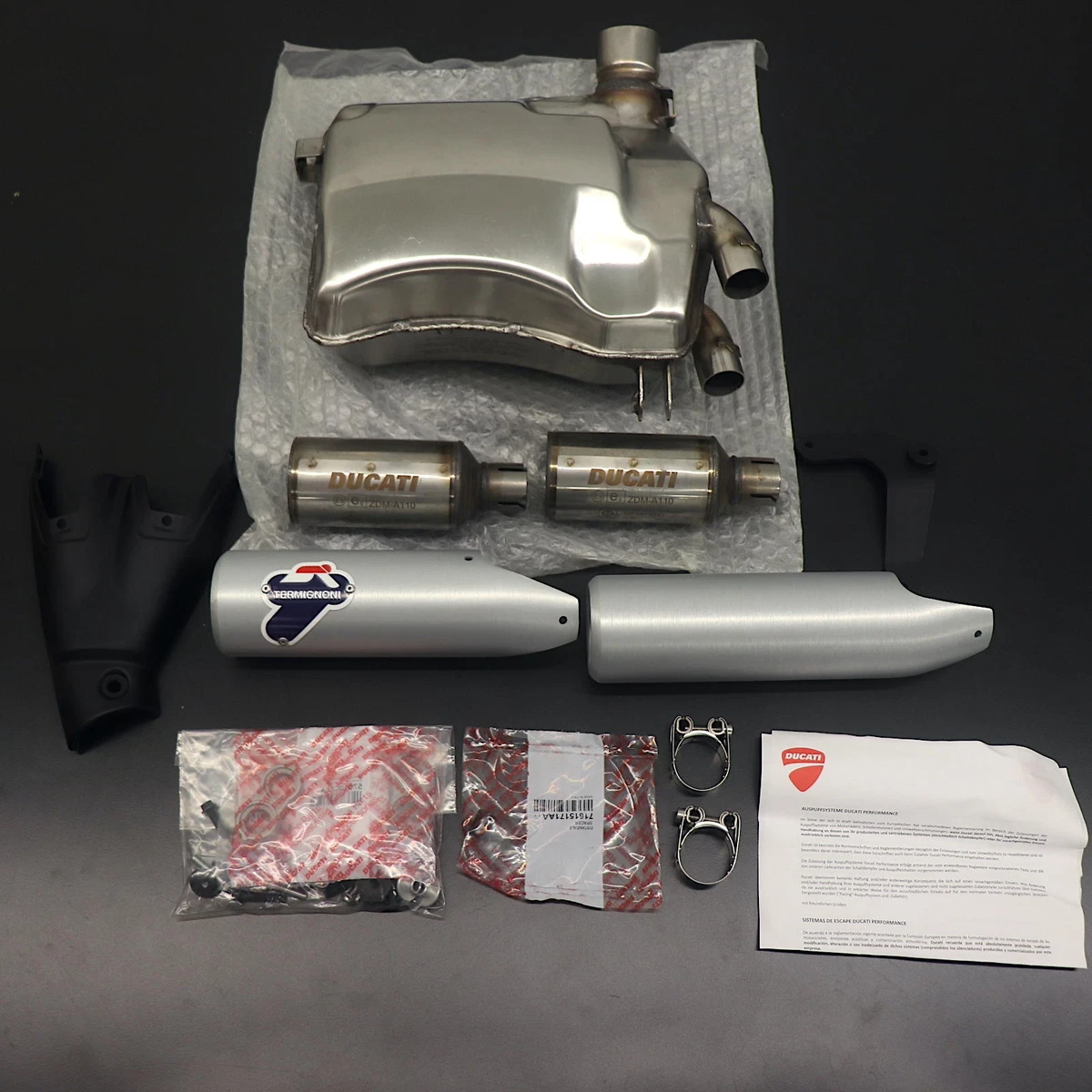 Ducati Scrambler Termignoni Slip On Exhaust 96480671A eBay