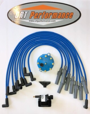 1998-2001 DODGE V8 TRUCK 45K IGNITION TUNE UP KIT BLUE 5.2L 5.9L ADD HP + TORQUE