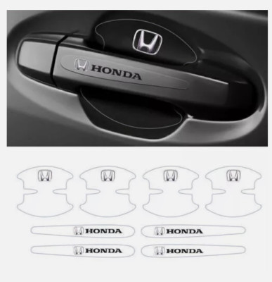 8PCS/SET Invisible Car Door Handle Bowl Anti-Scratch Protector Sticker for Honda