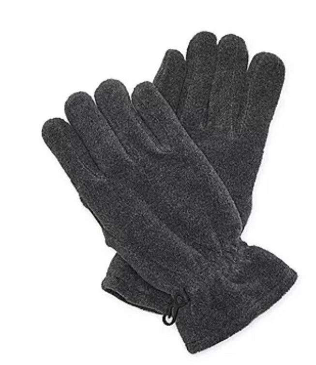 Мужская L сенсорный экран флисовые перчатки серый тепловой теплый 3M Thinsulate новый с Ярлыками - Изображение 3 из 4