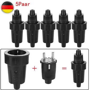 Schukostecker 1 Stück !!!! 16A 250 V weiß Winkelstecker Z45