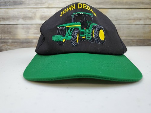 John Deere Tractors Rare K Products Black Trucker Snapback Hat Cap USA - Picture 7 of 10