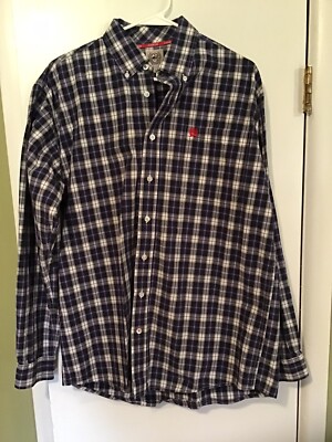 Cinch Western Shirt Mens Medium Multi Color Long Sleeve Button Down.