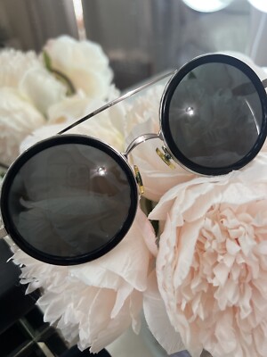 Wildfox Black Round Sunglasses With Gradient Lenses 63-14  display picture 2