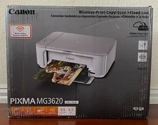 New Canon Pixma MG3620 Wireless All-In-One Color Inkjet Printer - White