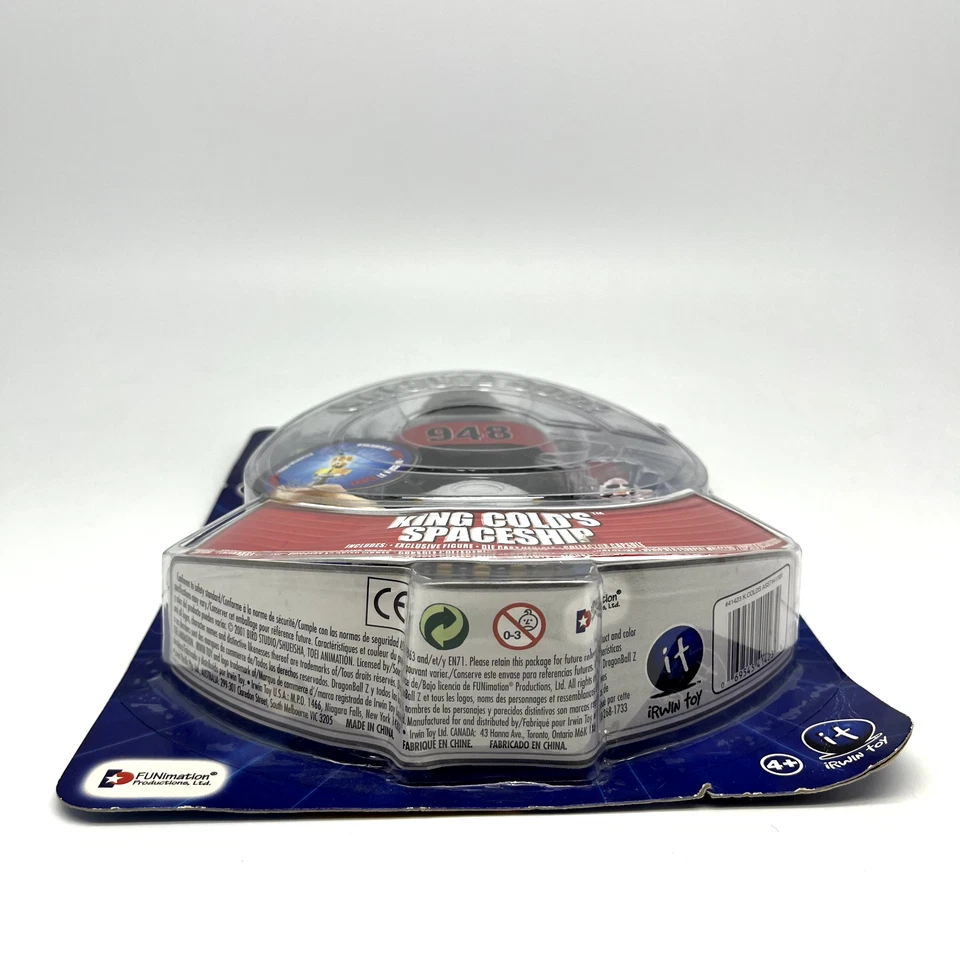 Dragon Ball Z King Cold's 2001 nave espacial y cápsula de coleccionista Irwin juguetes sellados Foto 3 de 4