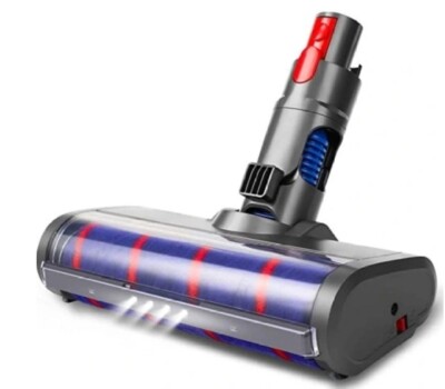 Bürste für Dyson V7 V8 V10 V11 V15 Bodenbürste Staubsauger Bodendüse mit LED
