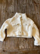 Shein White Medium Sweater with Anchor Buttons NEW Size M