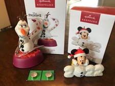 2022 Hallmark Keepsake "Frozen 2   Olaf And Gale" PLUS DISNEY A YEAR OF DISNEY