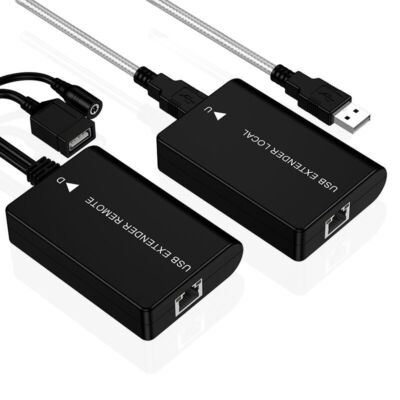 60m USB Network Extender By Rj45 Cat6 Cable F U Flash Disk Mouse Keyboard Webcam