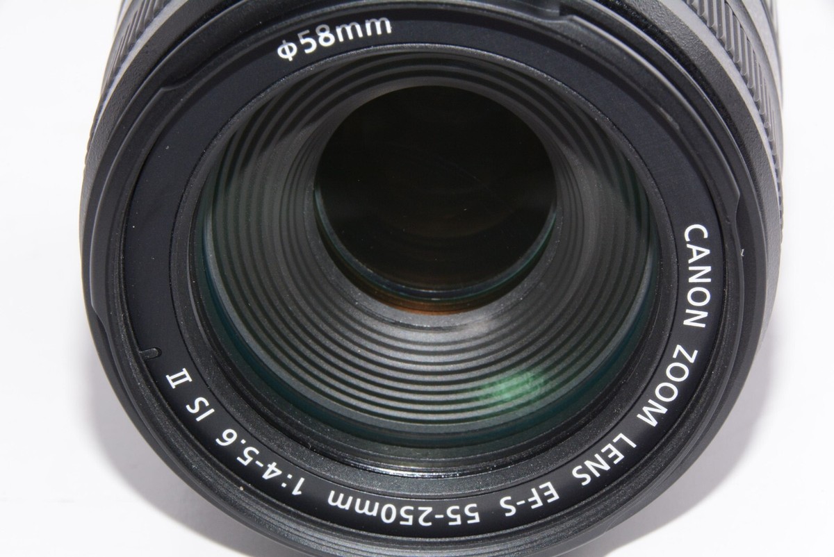 N.MINT] Canon EF-S 55-250mm F/4-5.6 IS II Lens From JAPAN #j7549