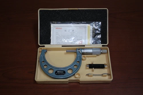 Mitutoyo Outside Micrometer 50-75mm with 50mm standard