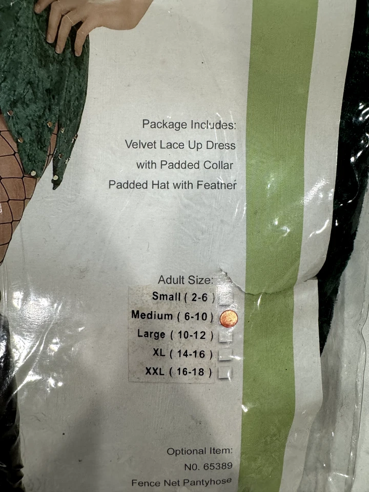 Disfraz de Elfo para Mujer CON Sombrero (Sexy Elfie), Talla M (6-10), TOTALMENTE NUEVO, Disfraces RG Foto 3 de 4