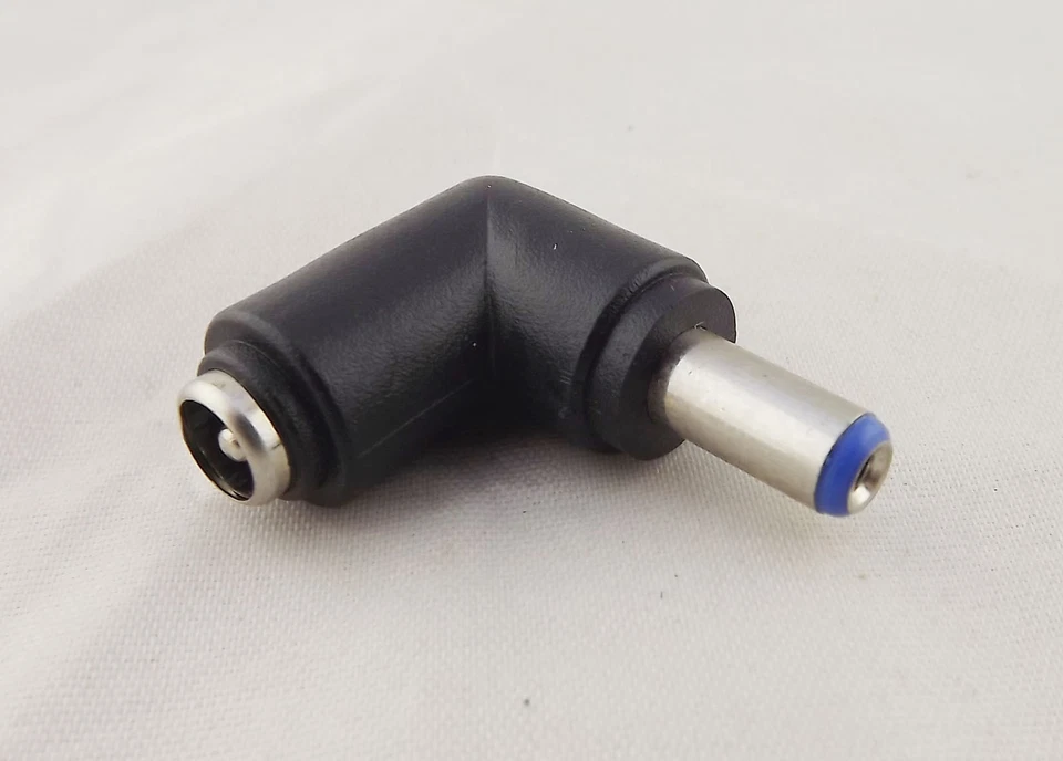 10 DC 5.5 x 2.5mm Female To 5.5 x 2.1mm Male Right Angle Power Adapter Connector - Image 3 of 4