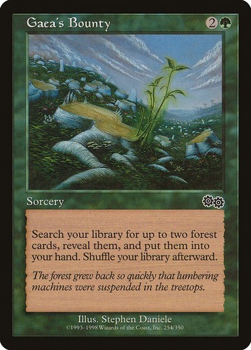 1998 MTG URZA'S SAGA #321 GAEA'S CRADLE PSA 8 | eBay