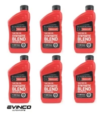 Motorcraft SAE 5W30 Synthetic Blend Motor Oil 6 Quarts Ford OEM Oil Change
