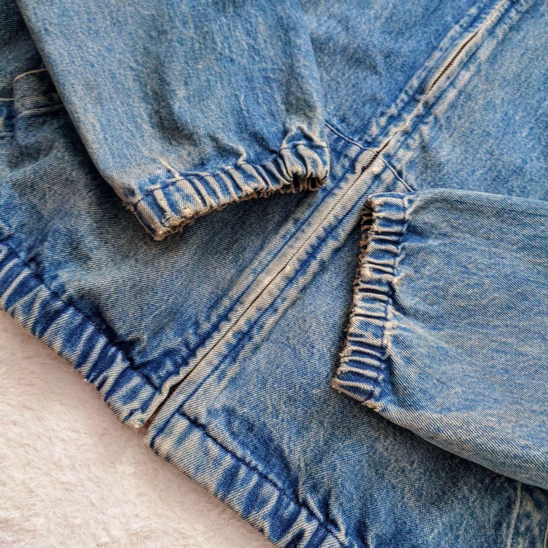 Ralph Lauren Polo Denim Jacket anni 80 made in USA XL 2XL rara pony swing top