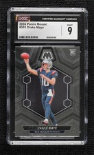 2024 Panini Mosaic Rookies Drake Maye #303 CGC 9 Mint 1n94