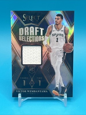2023-24 Panini Select Draft Selections Victor Wembanyama RC Silver 