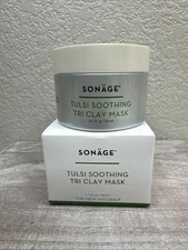 Sonage Tulsi Soothing Tri Clay Mask 1 oz NEW FAST SHIPPER