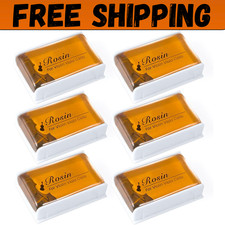 Rosin, Violin Rosin 6 Pack Cello Viola Rosin for Violin Bow, Light Low Dust Re