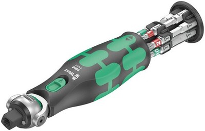 05004282001 8009 Zyklop Pocket Set Imperial 1 Ratchet Set 13 Pieces Black Green