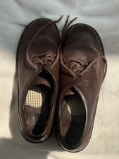 Born Shoes Womens 8.5 M Brown Leather Lace Up...