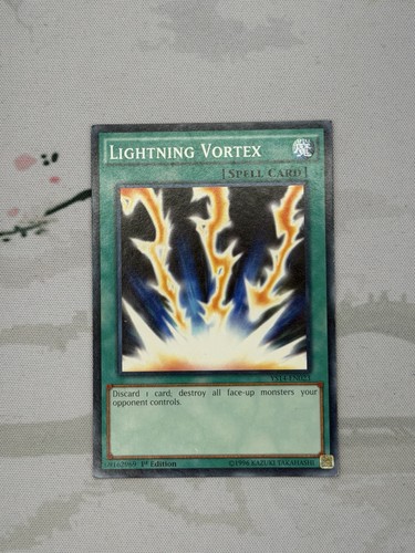 Lightning Vortex YS14-EN023 YuGiOh Super Starter: Space-Time Showdown card