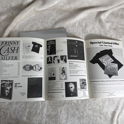Johnny Cash Silver Anniversary Limited Edition 1980 Concert Program Wichita, Kan - Picture 8 of 12
