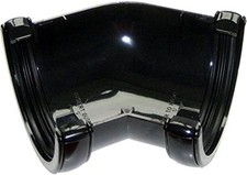 O' SO EEZY 76mm Brown (135 Degree Angle) Miniflo Guttering for shed, Porch, Con