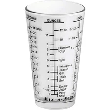 Kolder 16-Ounce Heavy Glass Measuring Cup with Permanent Measurement Marks