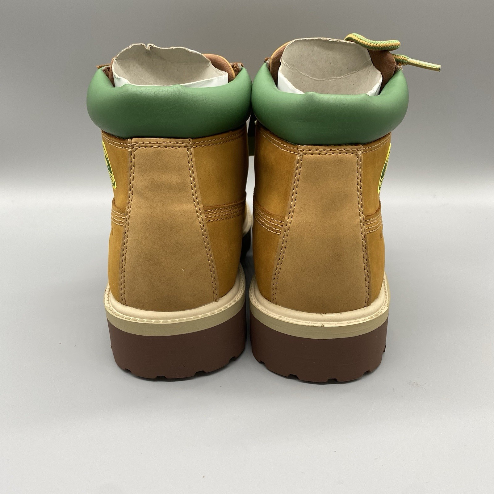 Men's Brown John Deere Skechers Waterproof Boots with Memory Foam image 4