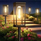 Solar Garden Lights Outdoor Waterproof Landscape LED Lights Pathway Yard Decor