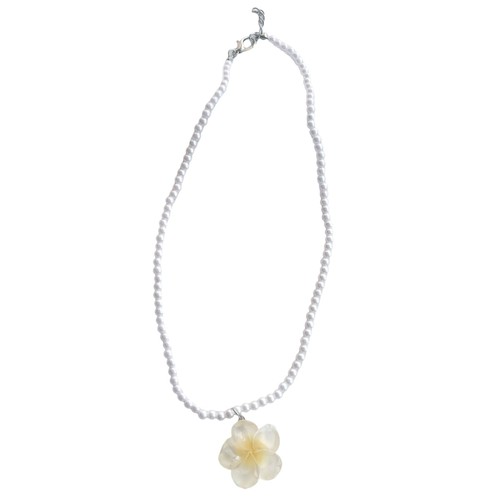Colorful Floral Resin Bead Necklace Lightweight Elegant Jewelry Gift For Women - Picture 5 of 11