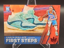 2023-24 Panini Court Kings Cason Wallace #7 First Steps Ruby 34/149 RC Thunder