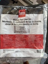 Oatey Shower Pan Liner Kit 41620 Solvent Weldable 5'x 6' w/ Corner Dams