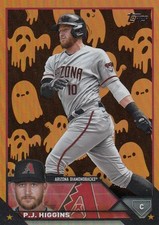 2023 Topps Update P.J. HIGGINS Halloween Ghost Foil SP #US82 Diamondbacks